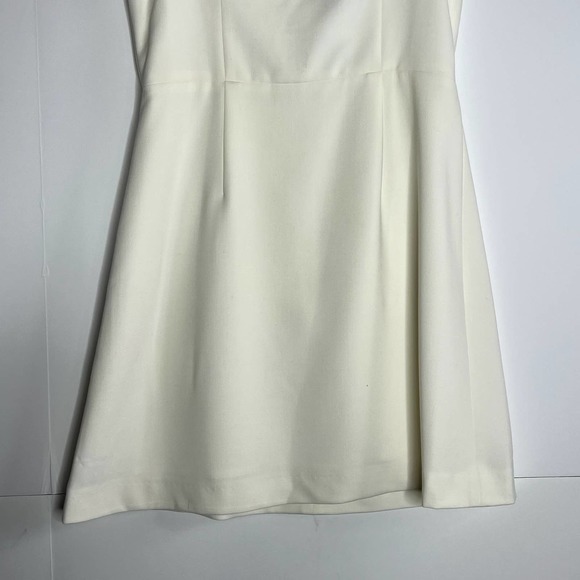 French Connection Mini Sheath Dress Summer White Womens Size 6 - Picture 6 of 15